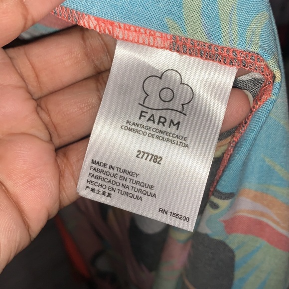 FARM RIO | x Anthropologie Toucans Print Wrap Maxi Dress Medium - Picture 13 of 17